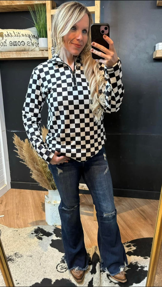 Round the track pullover